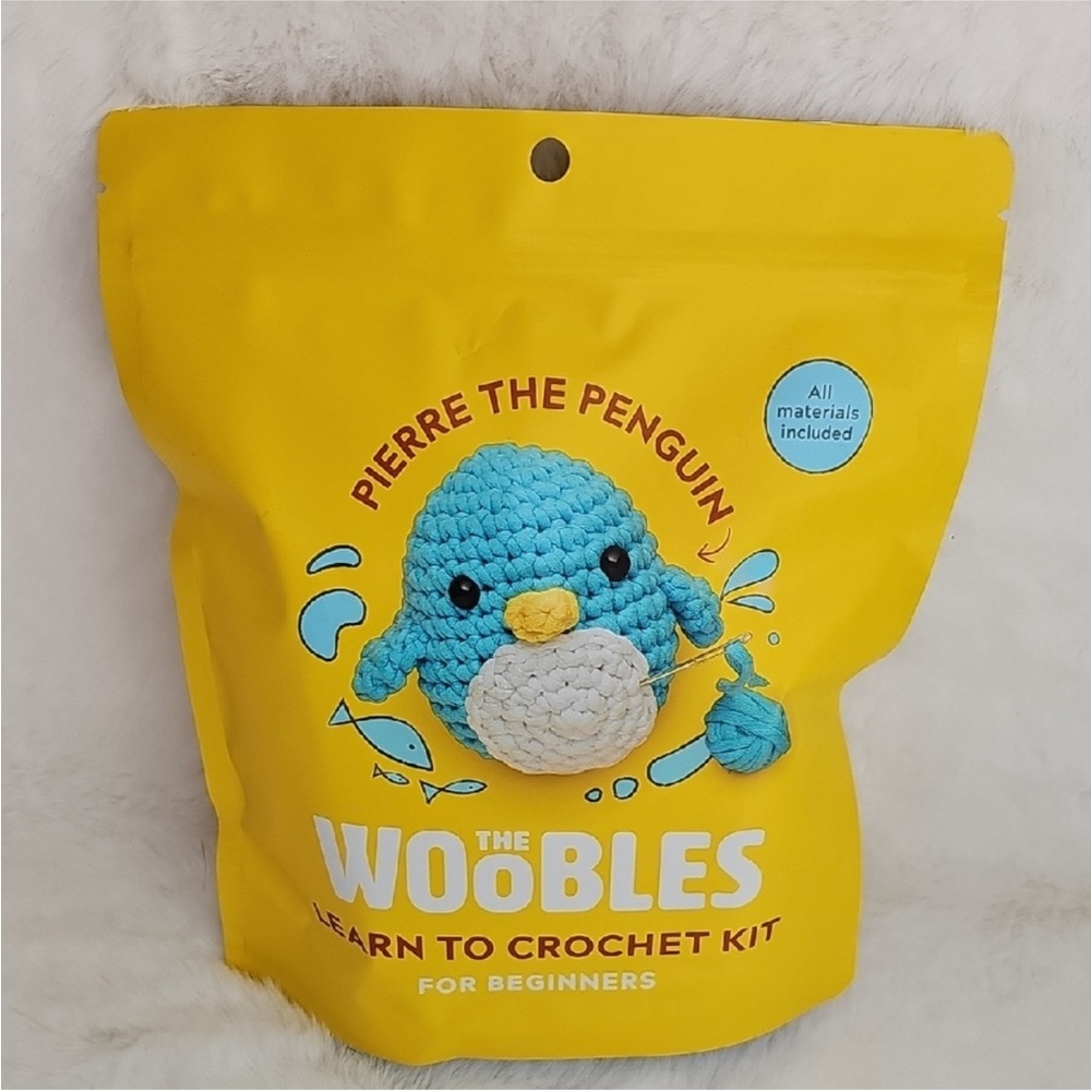 Yellow and Blue The Woobles Crochet Kit